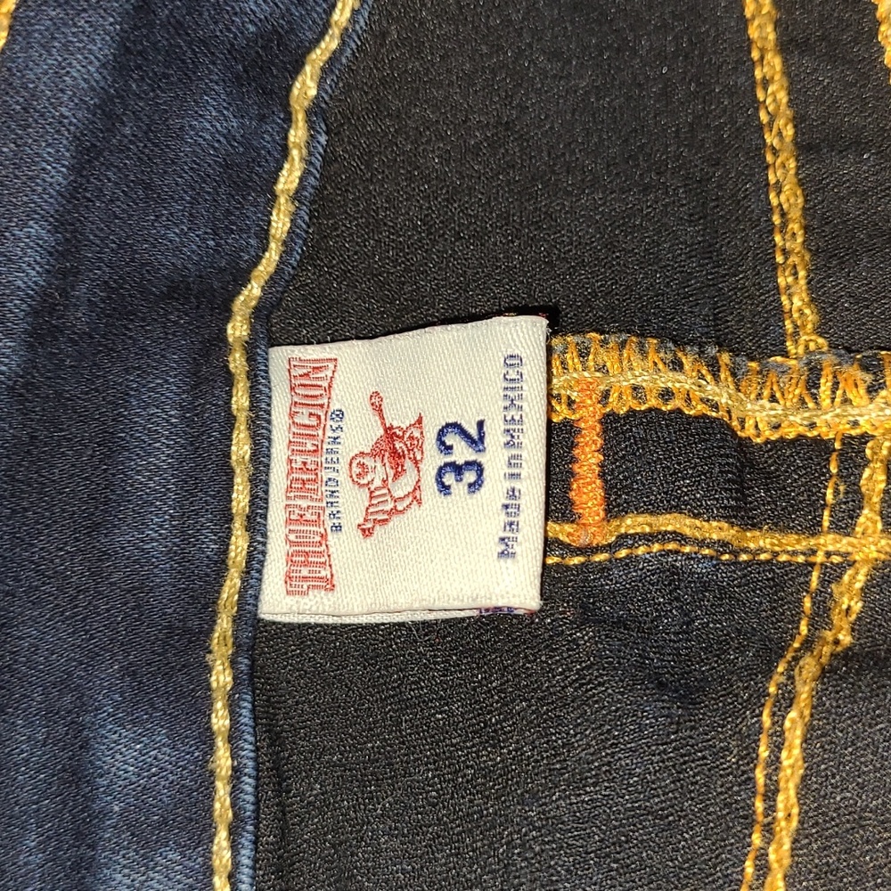 True Religion Dark Blue Curvy Skinny Old Jeans Size 11 - Picture 9 of 12